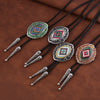 Antique Bolo Tie Navajo Cowboy Tie Western Red Bolo