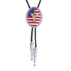 Alphabet Y Bolo Tie Mens Bolo American National Flag Tie