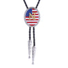 Alphabet N Bolo Tie Unique Bootlace National Flag Tie