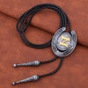 Horseshoe Bolo Tie Alphabet Z Necklace Men's Western Bolo