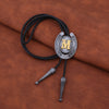 Horseshoe Bolo Tie Alphabet M Bolo Men's Western Ties