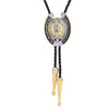 Horseshoe Bolo Tie Alphabet Q Modern Bowlow Tie