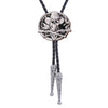 Mens Western Skull Bolo Necktie Cowboy Bolo Black