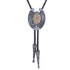 Horseshoe Bolo Tie Alphabet H Bolo Tie Fashion Men's Bolo