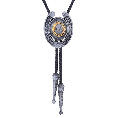 Horseshoe Bolo Tie Alphabet O Best Men's Western Bolo