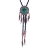 Dreamcatcher Style Green Malachite Bolo Tie Mens Bolo