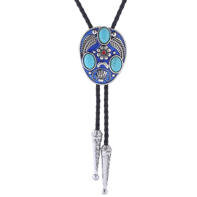 Bolo Ties Turquoise Men's Bolo Tie For Wedding Blue Bolo