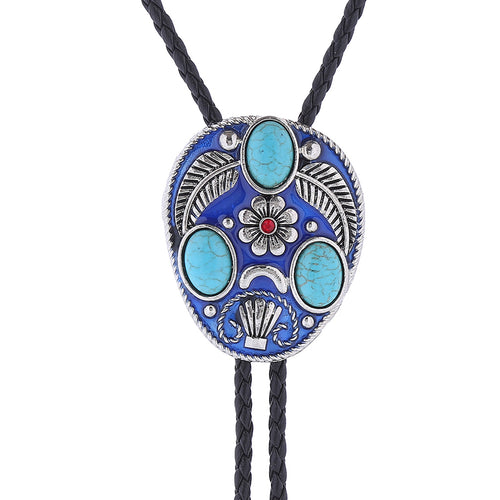 Bolo Ties Turquoise Men's Bolo Tie For Wedding Blue Bolo