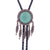 Dreamcatcher Jade bootlace tie Green Neck Tie Bolo