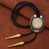 Horseshoe Bolo Tie Alphabet Y Formal Western Tie