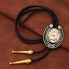 Horseshoe Bolo Tie Alphabet S Bowler Handmade Bolo Tie