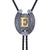 Horseshoe Bolo Tie Alphabet E Bowlow Tie Mens Bolo