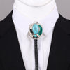 Men's Cowboy Bolo Tie Green Turquoise Bolo Necktie Suit Tie