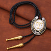 Horseshoe Bolo Tie Alphabet T Bootlace Tie Cool Necklace