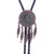 Dreamcatcher Style Stone Bolo Ties Black bowler tie