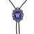 Alphabet W Bolo Tie Best bootlace tie Formal Bolo Tie Blue