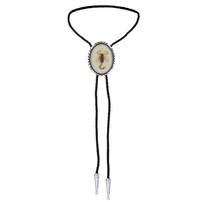 Handmade Bolo Tie Scorpion bowlow Mens Western Bolo