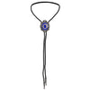 Alphabet O Bolo Tie Suit Bolo Tie Formal Tie Blue Necklace