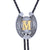 Horseshoe Bolo Tie Alphabet M Bolo Men's Western Ties