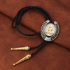 Horseshoe Bolo Tie Alphabet R Formal Bootlace Tie