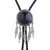 Vintage Bolo Ties Black Agate Tie Mens Western Bolo Ties