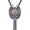 Horseshoe Bolo Tie Alphabet O Best Men's Western Bolo