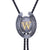 Horseshoe Bolo Tie Alphabet W Bowler Vintage Western Tie