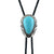 Bolo Tie Turquoise Men's Blue Necktie Antique Bolo Tie