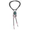 Dreamcatcher Style Green Malachite Bolo Tie Mens Bolo