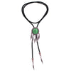 Dreamcatcher Style Green Cat's Eye Bolo Tie Green Bolo Tie