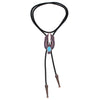 Eagle Bolo Tie Men Western Tie Cowboy Bolo Red Metal