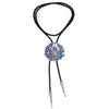 Skull Bolo Western Bolo Ties Cowboy Boloties Blue Tie