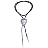 White Turquoise Tie Stone Bootlace Tie Women's Stone Bolo