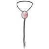 Women's Pink Bolo Tie Necklace Crystal Bolo Tie Necklace