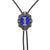 Alphabet I Bolo Tie Cool bootlace tie Western Tie Blue