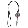 Black Navajo Bolo Tie Western Mens Bootlace Tie Bolo