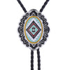 Navajo Bolo Tie Mens Western Bolo Black Necktie Bolo