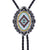 Navajo Bolo Tie Mens Western Bolo Black Necktie Bolo