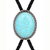 Turquoise Bowlow Tie Men's Bolo Blue Tie Necklace