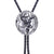 Elk Bolo Tie Mens Western Tie Black Tie Cowboy Bolo