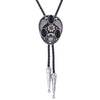 Men's Agate Bolo Tie Wedding Black Bolo Tie Stone Bolo