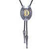 Horseshoe Bolo Tie Alphabet D Suit Bolo Men's Wedding Bolo