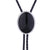 Modern Bolo Tie Men's Black Agate Bolo Black Boloties