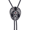 Men's Agate Bolo Tie Wedding Black Bolo Tie Stone Bolo