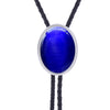 Mens Cat's Eye Bolo Tie Mens Bolo Tie For Wedding Blue