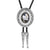 Rhinestone Bolo Tie Bolo Necktie Glass Stone Unique White Bolo