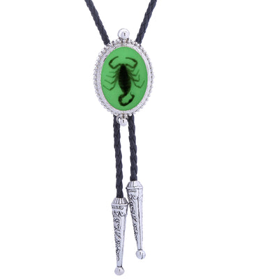 Native American Beaded Scorpion Women Bolo Tie