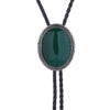 Green bootlace tie Suit Agate Stone Bolo Necktie