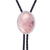 Women's Bolo Tie Pink Crystal Bolo bowler Neck tie