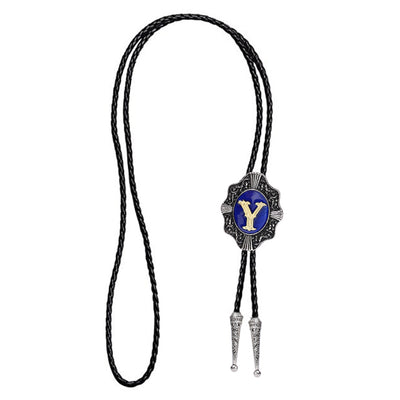 Alphabet Y Bolo Tie Formal Bolo Tie Blue Bolo Necklace